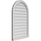 Ekena Millwork Round Top Surface Mount PVC Gable Vent w/ 2"W x 2"P Brickmould Sill Frame, 24"W x 38"H GVPRT24X3803SN - alternate 3